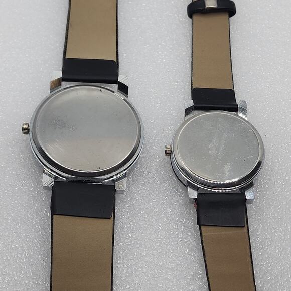 2 Watch Bundle Lot His Her couple set Mid Century Snider Starburst Dial Design - Picture 6 of 9